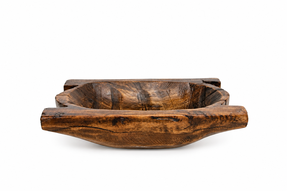 Träfat i återvunnet trä 26 × 15 cm – Krukor & Rum