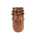 Keramikvas röd/brun Ø13 × 33 cm – Krukor & Rum