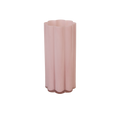 Glasvas rosa 13x28H cm