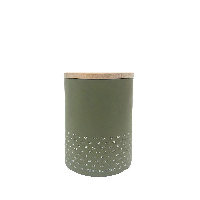 Doftljus Lera med doft av Seidelträ – 8 × 10 cm