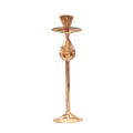 Ljusstake i cappuccinofärgat glas Ø9 × 33 cm – Krukor & Rum