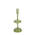 Ljusstake i grönt glas Ø10 × 25 cm – Krukor & Rum