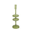 Ljusstake i grönt glas Ø10 × 31 cm – Krukor & Rum