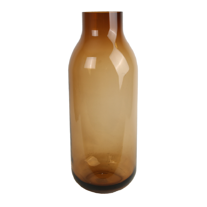Vas hög glas 20 x 50 h brun