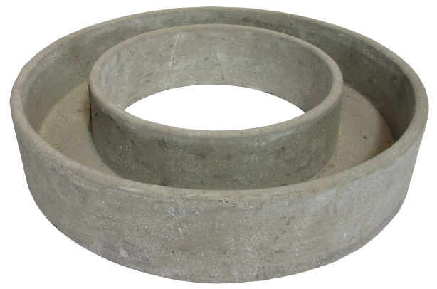 Cementering som planteringsskål 30cm
