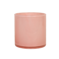 Dekorativ glaslykta rosa 10x10 H cm